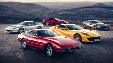 Evolution of the Ferrari GT: 365 GTB4 Daytona to the 812 Superfast